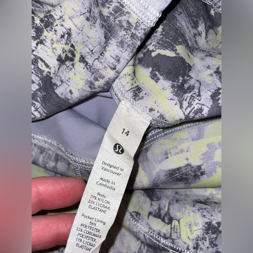 Lululemon Vuori Women’s Wunder Train High Rise Leggings Tight Pants Short 28” 14 - Picture 10 of 11
